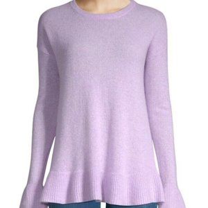 Lord Taylor cashmere grey blue sweater. small